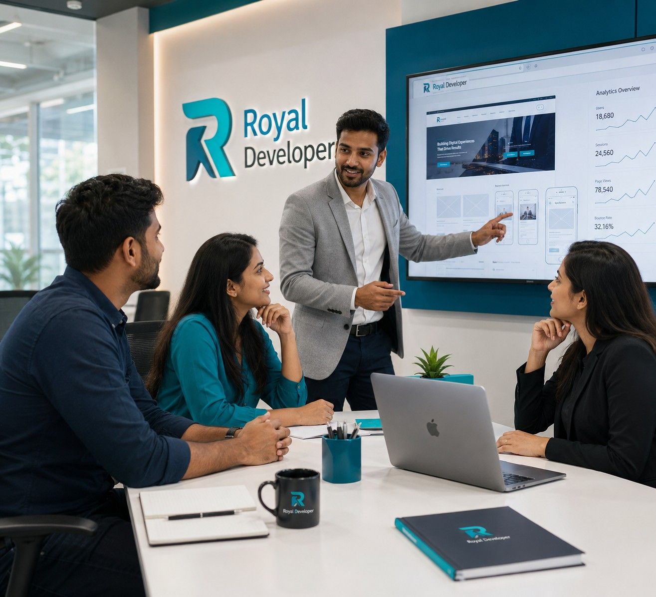 Royal Developer office and local web development team in Dehradun